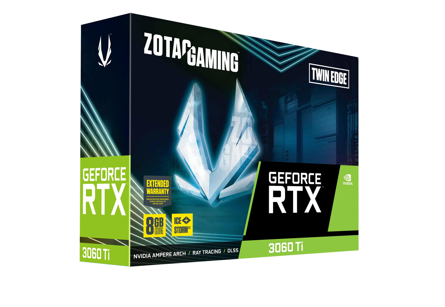 Zotac GAMING GeForce RTX 3060 Ti Twin Edge LHR NVIDIA 8 GB GDDR6 cena un informācija | Gaming aksesuāri | 220.lv