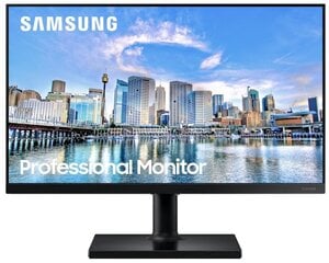 LCD Monitor|SAMSUNG|F24T450FZU|24"|Business|Panel IPS|1920x1080|16:9|75Hz|5 ms|Speakers|Swivel|Pivot|Height adjustable|Tilt|Colour Black|LF24T450FZUXE cena un informācija | Monitori | 220.lv