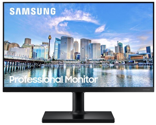 LCD Monitor|SAMSUNG|F24T450FZU|24"|Business|Panel IPS|1920x1080|16:9|75Hz|5 ms|Speakers|Swivel|Pivot|Height adjustable|Tilt|Colour Black|LF24T450FZUXE cena un informācija | Monitori | 220.lv