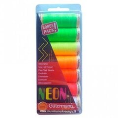 Šūšanas diegu komplekts Gutermann NEON 731148/1 cena un informācija | Šūšanas piederumi | 220.lv