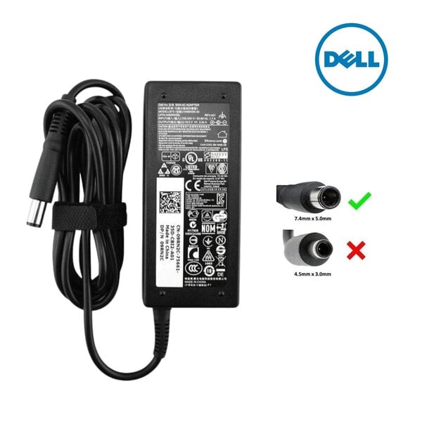 Portatīvā datora lādētājs Oriģināls Dell maiņstrāvas adapteris 65W 19.5V  3.34A 98R6C cena | 220.lv