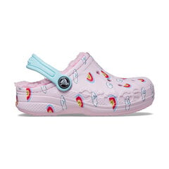 Crocs™ Baya Lined Printed Clog Kid's 207653 201437 cena un informācija | Bērnu čības, maiņas apavi | 220.lv