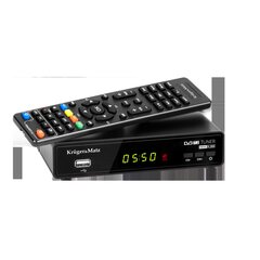 Kruger & Matx Tuner DVB-T2 H.265 HEVC KM0550B cena un informācija | TV uztvērēji | 220.lv