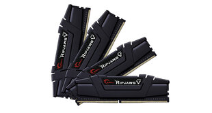 G.Skill Ripjaws V F4-2666C18Q-128GVK memory module 128 GB 4 x 32 GB DDR4 2666 MHz cena un informācija | Operatīvā atmiņa (RAM) | 220.lv