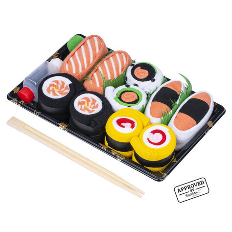 Soxo zeķes par dāvanu sushi 5 pāri 36-45 цена и информация | Oriģinālas zeķes | 220.lv