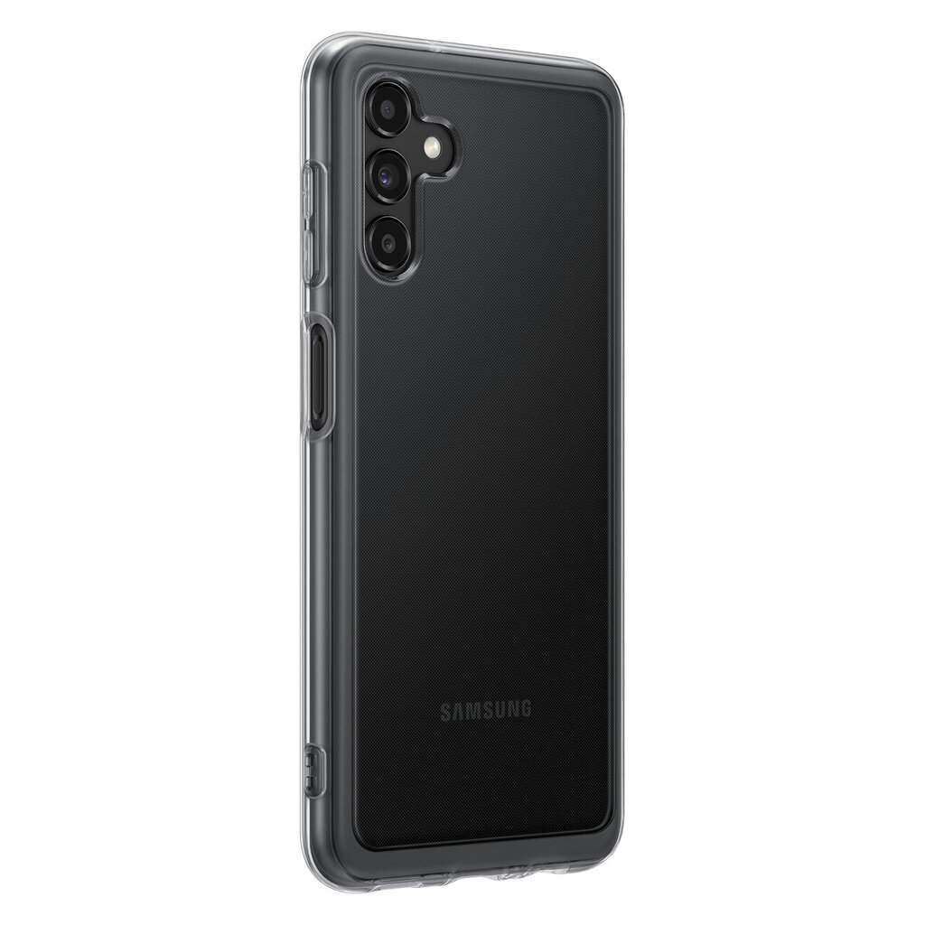 Samsung Soft Clear Cover izturīgs korpuss ar gela rāmi un pastiprinātu aizmuguri Samsung Galaxy A13 5G melns (EF-QA136TBEGWW) cena un informācija | Telefonu vāciņi, maciņi | 220.lv