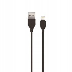 XO kabelis NB8 USB - Lightning 1,0 m 2,1A, melns цена и информация | Кабели для телефонов | 220.lv