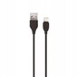 XO kabelis NB8 USB - Lightning 1,0 m 2,1A, melns цена и информация | Savienotājkabeļi | 220.lv