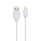 XO kabelis NB8 USB - Lightning 1,0 m 2,1A, balts цена и информация | Savienotājkabeļi | 220.lv