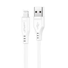 Acefast MFI USB kabelis - Lightning 1.2m, 2.4A, balts cena un informācija | Savienotājkabeļi | 220.lv