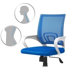Biroja krēsls ar mikro sietu zils цена и информация | Офисные кресла | 220.lv
