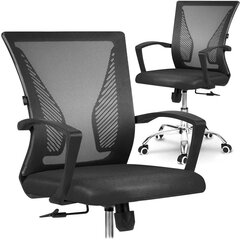 Офисный стул с микросеткой Gonta, черный цена и информация | Офисные кресла | 220.lv