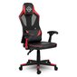 Spēļu krēsls, Smart Gamers, melns ar sarkanu cena un informācija | Biroja krēsli | 220.lv