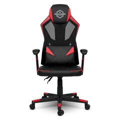 Spēļu krēsls, Smart Gamers, melns ar sarkanu цена и информация | Офисные кресла | 220.lv