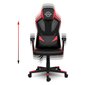 Spēļu krēsls, Smart Gamers, melns ar sarkanu цена и информация | Biroja krēsli | 220.lv
