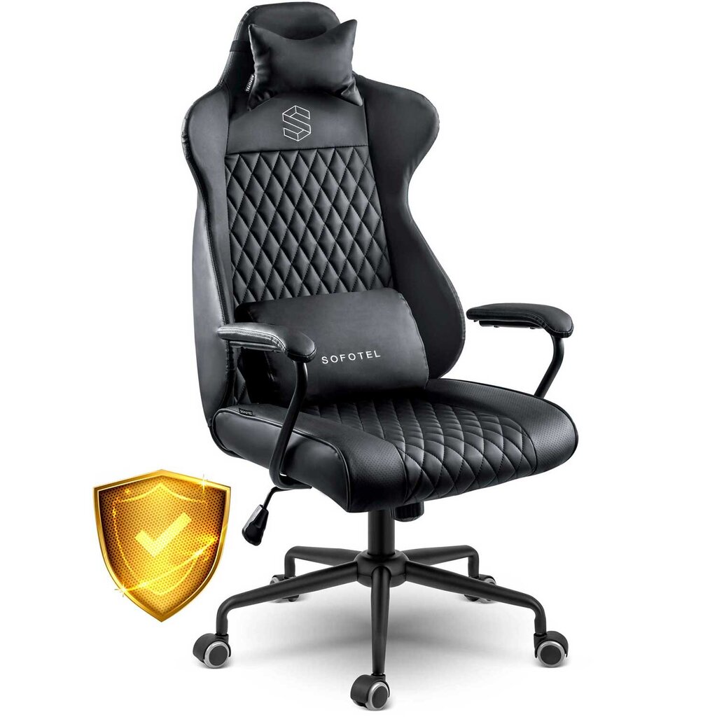 Biroja krēsls Veronac melns цена и информация | Biroja krēsli | 220.lv