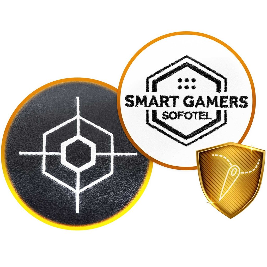 Spēļu krēsls, Smart Gamers balts sarkans melns cena un informācija | Biroja krēsli | 220.lv