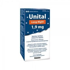 Таблетки Unital long night  цена и информация | Витамины, пищевые добавки, препараты для хорошего самочувствия | 220.lv