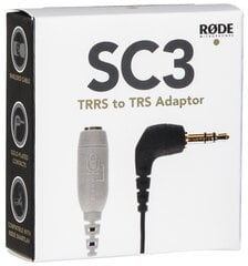 Адаптер Rode SC3 (TRRS на TRS) цена и информация | Адаптеры и USB разветвители | 220.lv