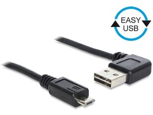 Delock 85163 USB A-B 0.5 m, melns cena un informācija | Savienotājkabeļi | 220.lv