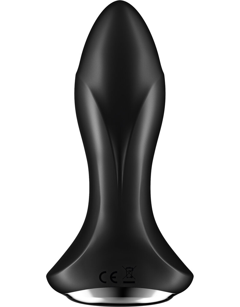 SATISFYER ROTATOR PLUG 1+ BLACK цена | virs18.220.lv