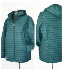 Куртка для женщин Luiza, больших размеров, зеленая цена и информация | Женские куртки | 220.lv
