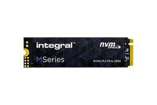 Integral 256GB m Series M.2 2280 PCIe NVMe SSD PCI Express 3.1 TLC цена и информация | Внутренние жёсткие диски (HDD, SSD, Hybrid) | 220.lv
