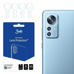 3MK Lens Protect piemērots Xiaomi 12 / 12X kamerai, 4 gab. cena un informācija | Ekrāna aizsargstikli | 220.lv