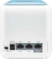 Visa mājas tīkla AC1200 divu joslu Giga LAN mājas WiFi sistēma Intellinet cena un informācija | Rūteri (maršrutētāji) | 220.lv
