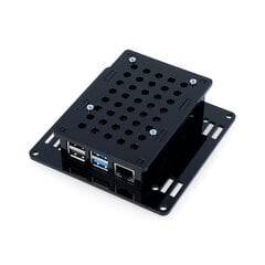 Чехол Для Крепления Монитора Raspberry Pi 4B VESA v2 - черный цена и информация | Электроника с открытым кодом | 220.lv