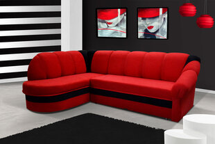 Мягкий угловой диван Benano, Красный / Черный цена и информация | Угловые диваны | 220.lv