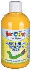 Guaša Tempera krāsa ToyColor - superwashable |500 ml| dzeltena цена и информация | Принадлежности для рисования, лепки | 220.lv