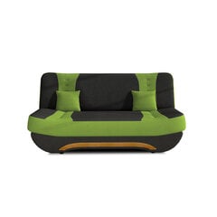 Dīvāns NORE Ewa II, zaļš/melns cena un informācija | Dīvāni | 220.lv