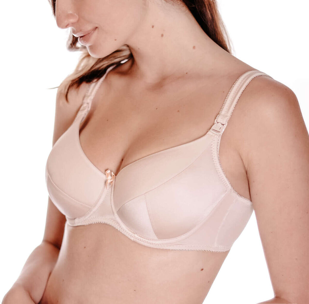 La bebe™ Lingerie Art.142427 Ivory Rose grūtnieču/barošanas krūšturis ar atpogājamu lencīti cena un informācija | Preces zīdaiņu barošanai | 220.lv