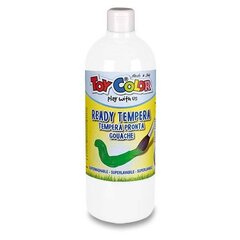 Tempera krāsa ToyColor - superwashable |1000ml | Balta цена и информация | Принадлежности для рисования, лепки | 220.lv