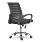 Biroja krēsls ar mikro sietu, melns cena un informācija | Biroja krēsli | 220.lv