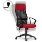 Biroja krēsls ar mikro sietu, sarkans un melns cena un informācija | Biroja krēsli | 220.lv