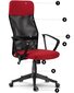 Biroja krēsls ar mikro sietu, sarkans un melns cena un informācija | Biroja krēsli | 220.lv