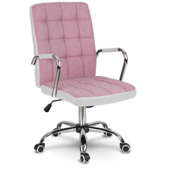 Офисный стул, розовый с белым цена и информация | Офисные кресла | 220.lv