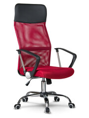 Biroja krēsls ar mikro sietu, Sidneja, sarkans цена и информация | Офисные кресла | 220.lv