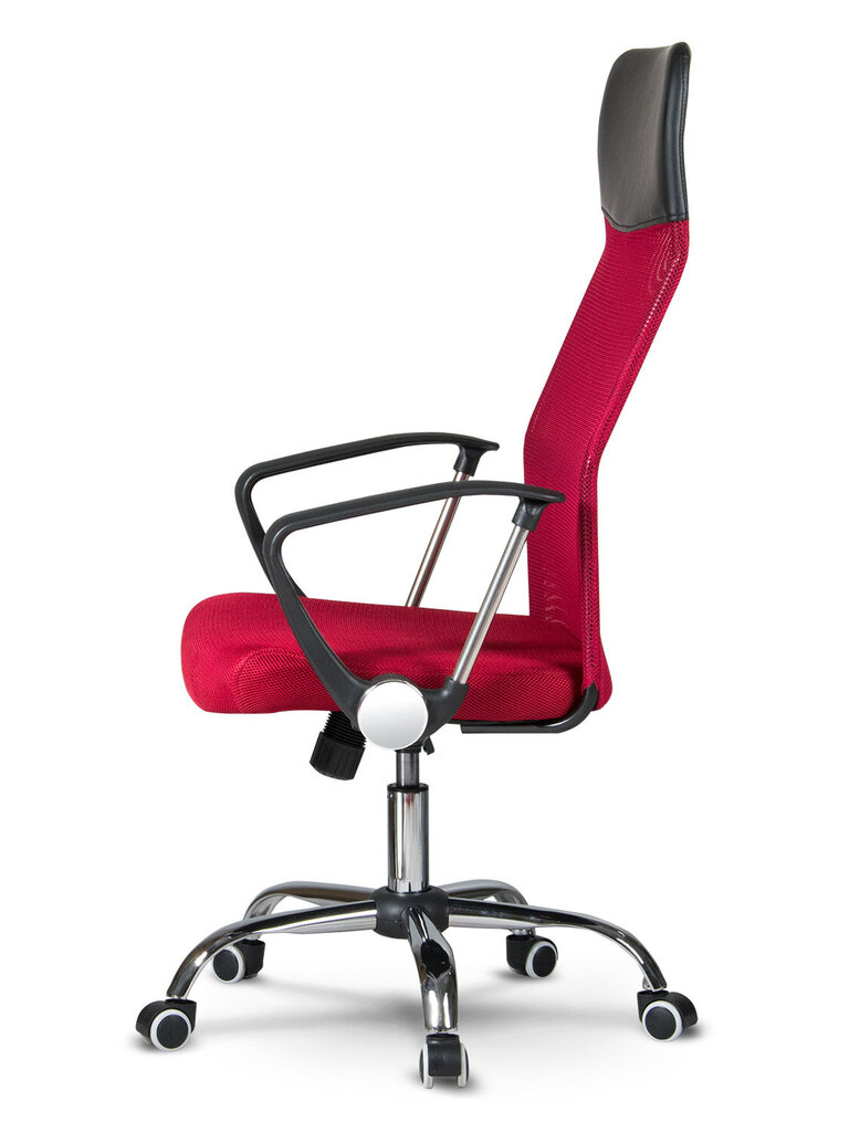Biroja krēsls ar mikro sietu, Sidneja, sarkans cena un informācija | Biroja krēsli | 220.lv