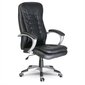 Biroja krēsls, āda, Toronto melns cena un informācija | Biroja krēsli | 220.lv