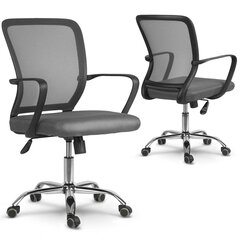 Офисный стул с микросеткой Diran, серый цена и информация | Офисные кресла | 220.lv