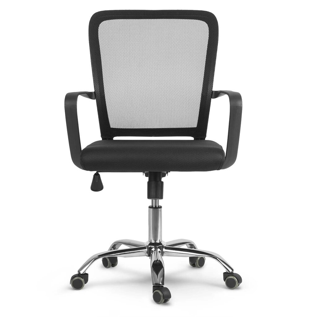 Biroja krēsls, ar mikro sietu, melns cena un informācija | Biroja krēsli | 220.lv