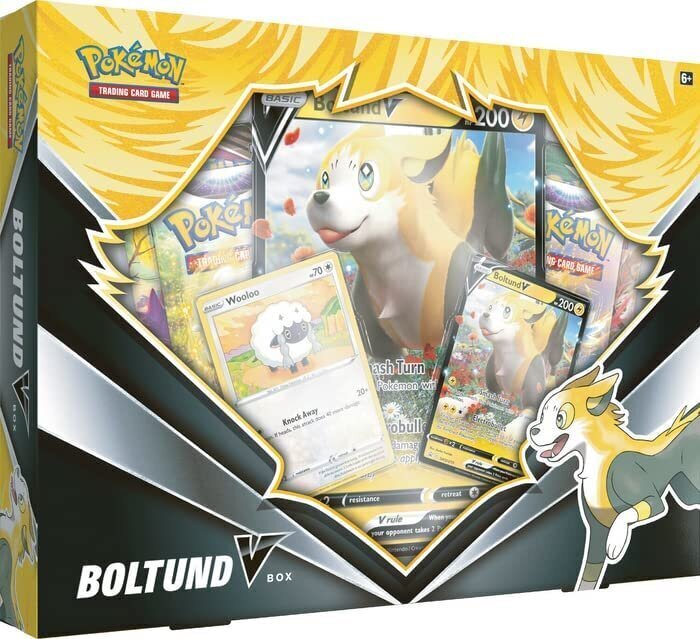 Kartes Pokemon Boltund V Box цена и информация | Galda spēles | 220.lv
