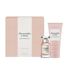 Abercrombie & Fitch Authentic Woman Gift set EDP 50 ml and body lotion 200 ml 50ml цена и информация | Парфюмированная женская косметика | 220.lv