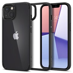 Spigen Ultra Hybrid case for iPhone 13 matte black cena un informācija | Telefonu vāciņi, maciņi | 220.lv