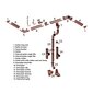 Tērauda Notekcaurule Budmat Flamingo, Antracīts - RAL 7016, 3m (90mm) cena un informācija | Lietus notekūdeņu sistēmas | 220.lv