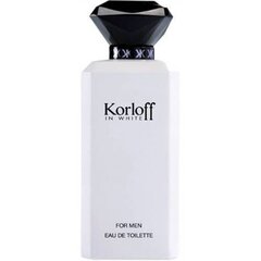 Korloff In White For Men EDT 50ml cena un informācija | Vīriešu smaržas | 220.lv