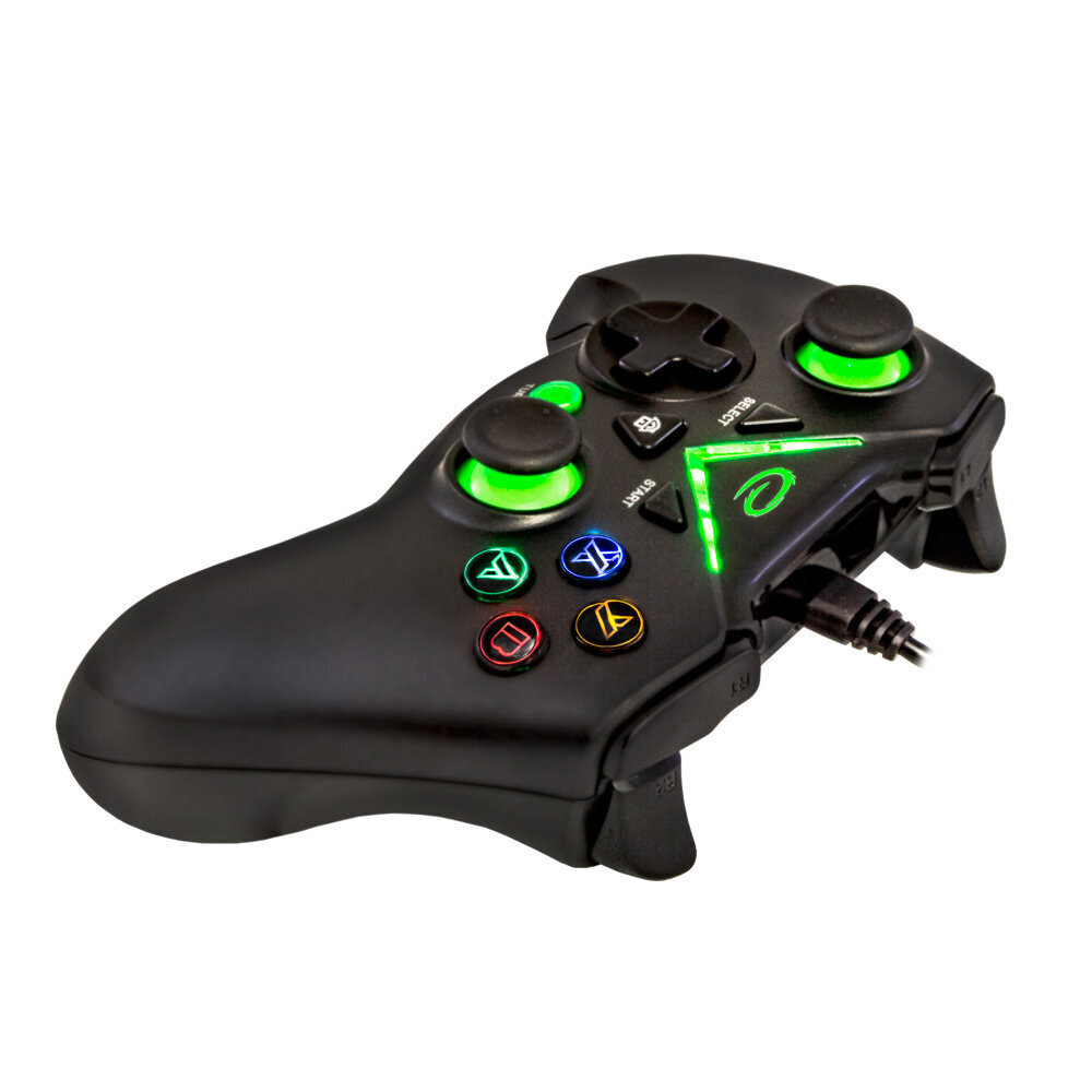 Esperanza EGG114K Game Controller Gamepad PC/XBOX ONE/XBOX SERIES X/S USB 2.0 Black cena un informācija | Spēļu kontrolieri | 220.lv